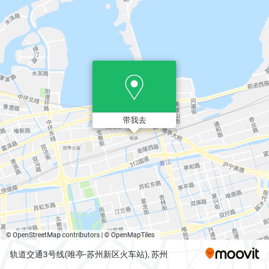 轨道交通3号线(唯亭-苏州新区火车站)地图