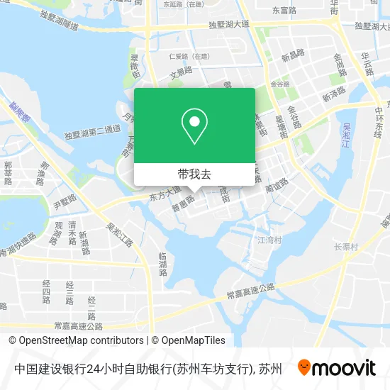 中国建设银行24小时自助银行(苏州车坊支行)地图