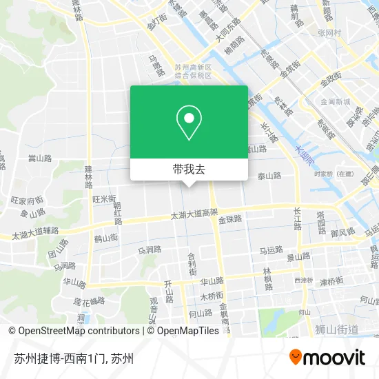 苏州捷博-西南1门地图