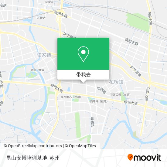 昆山安博培训基地地图