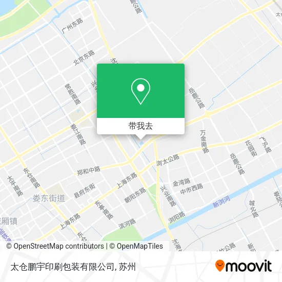 太仓鹏宇印刷包装有限公司地图