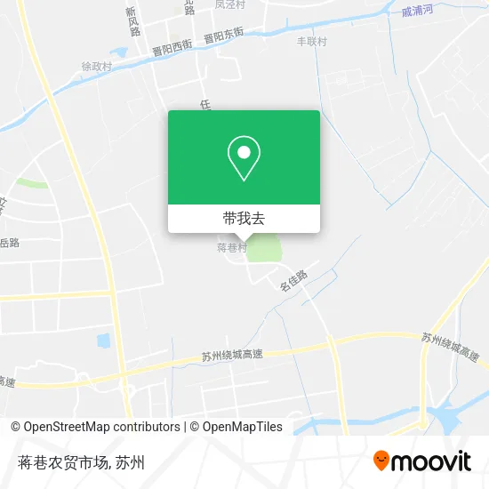 蒋巷农贸市场地图