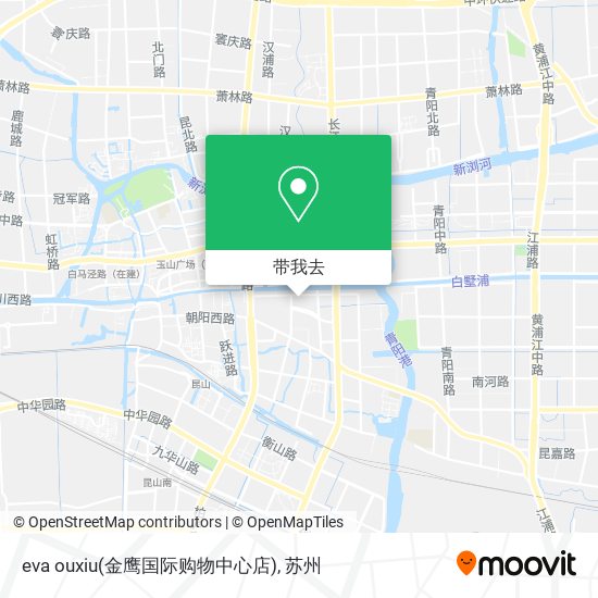 eva ouxiu(金鹰国际购物中心店)地图