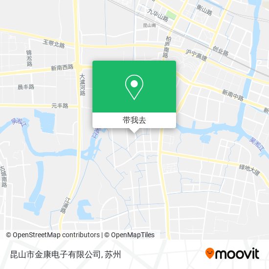 昆山市金康电子有限公司地图