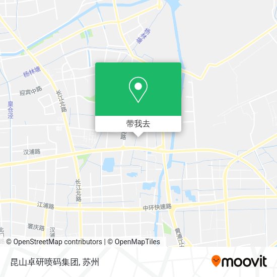昆山卓研喷码集团地图