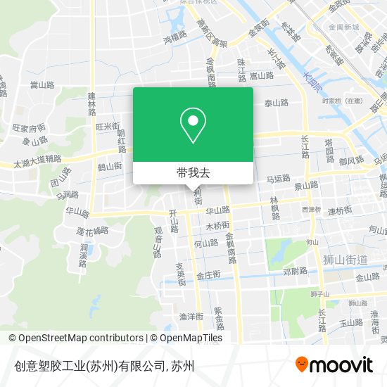 创意塑胶工业(苏州)有限公司地图