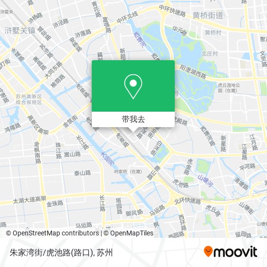 朱家湾街/虎池路(路口)地图