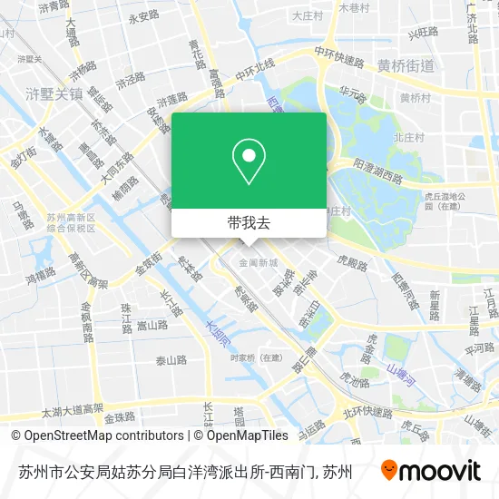 苏州市公安局姑苏分局白洋湾派出所-西南门地图