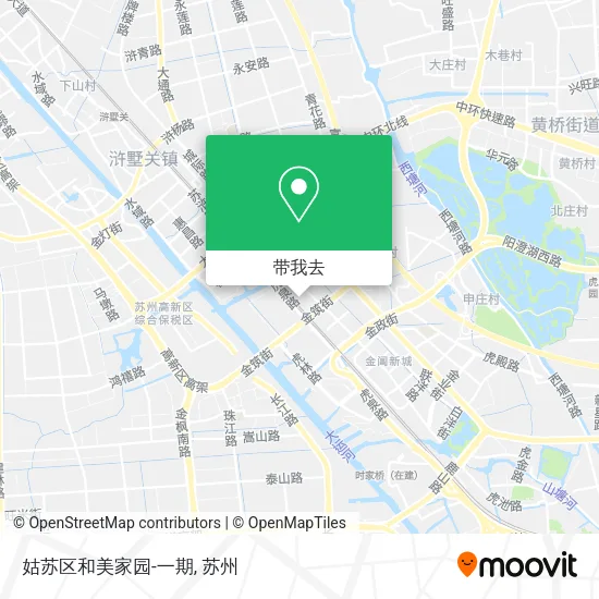 姑苏区和美家园-一期地图