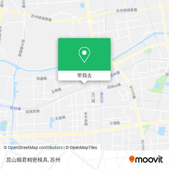 昆山顺君精密模具地图