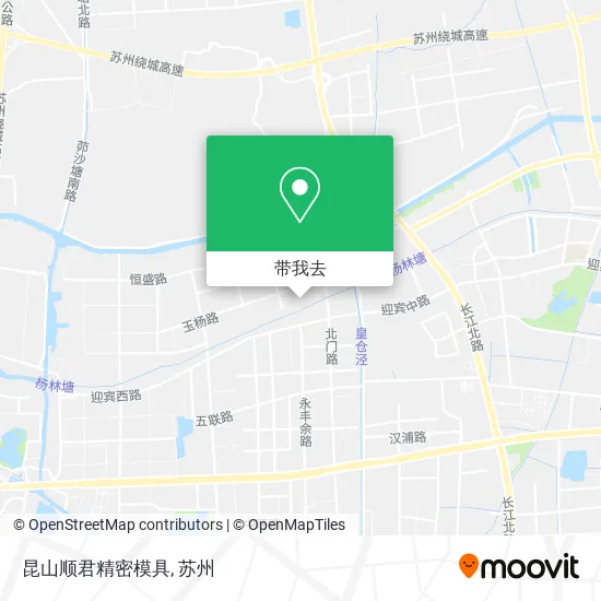 昆山顺君精密模具地图