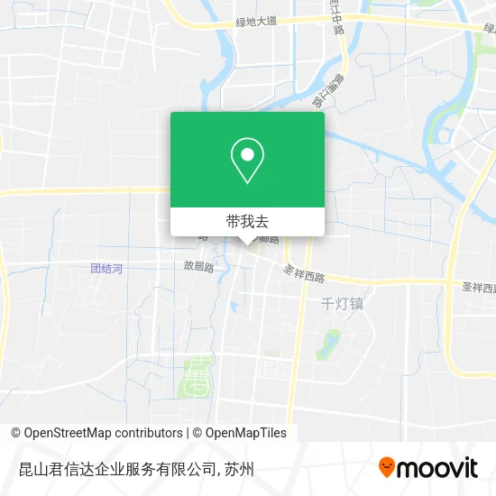 昆山君信达企业服务有限公司地图