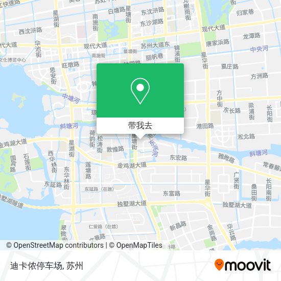 迪卡侬停车场地图