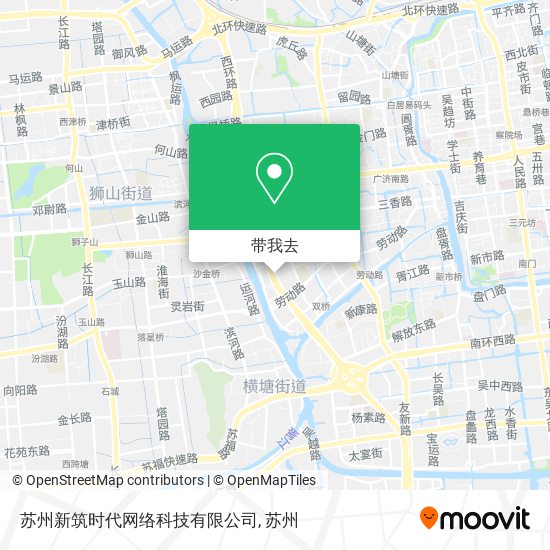 苏州新筑时代网络科技有限公司地图