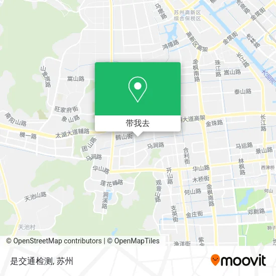 是交通检测地图