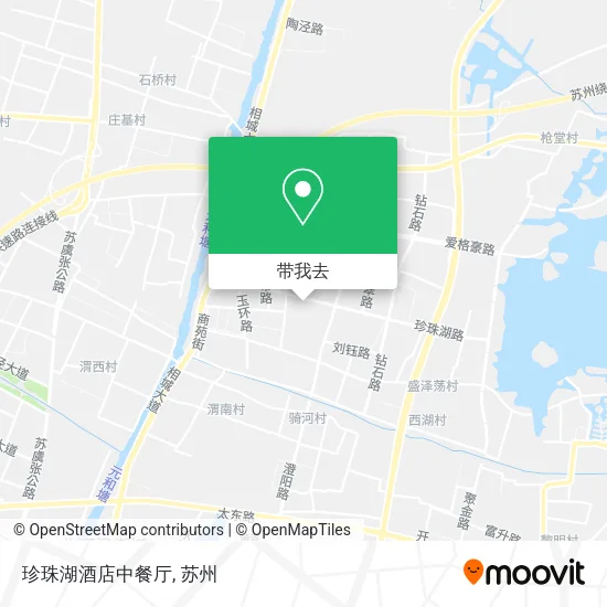 珍珠湖酒店中餐厅地图