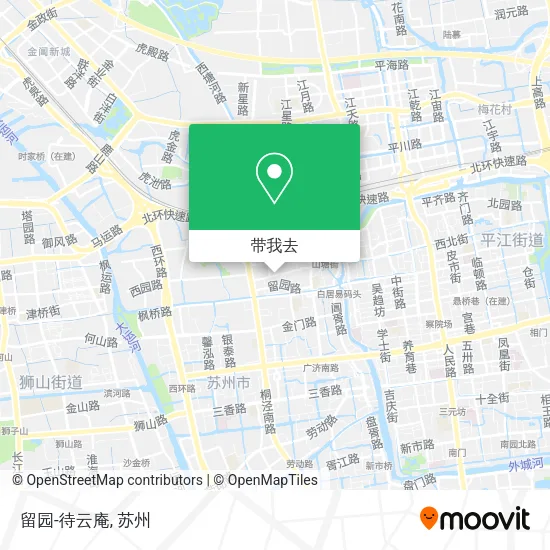 留园-待云庵地图