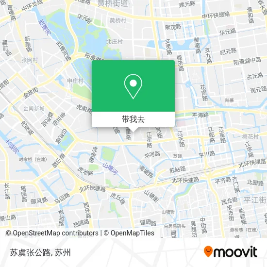 苏虞张公路地图