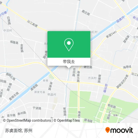 苏虞面馆地图
