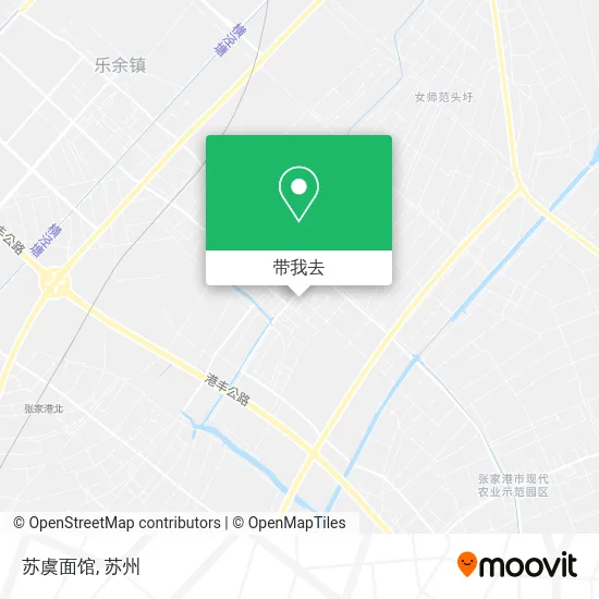 苏虞面馆地图