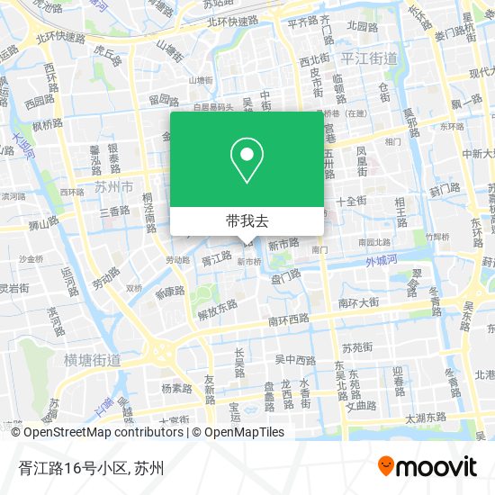 胥江路16号小区地图