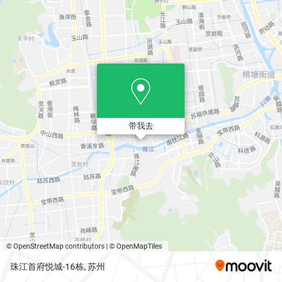 珠江首府悦城-16栋地图
