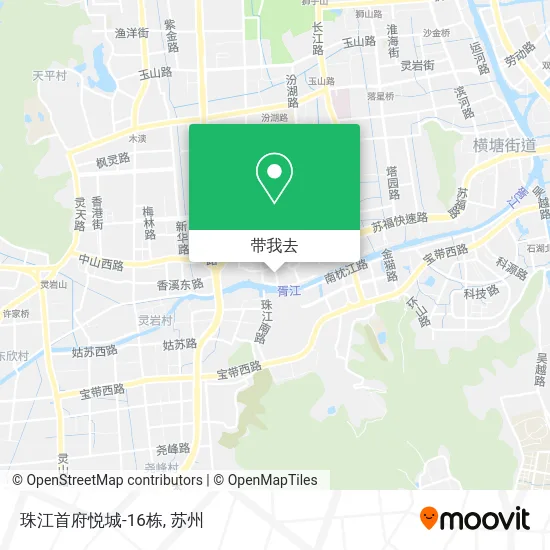 珠江首府悦城-16栋地图