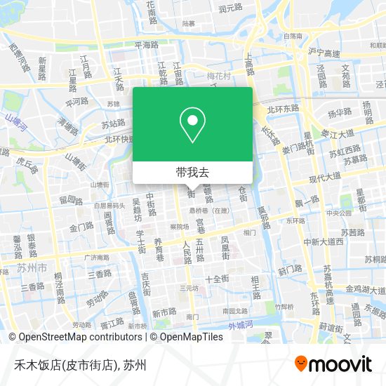 禾木饭店(皮市街店)地图