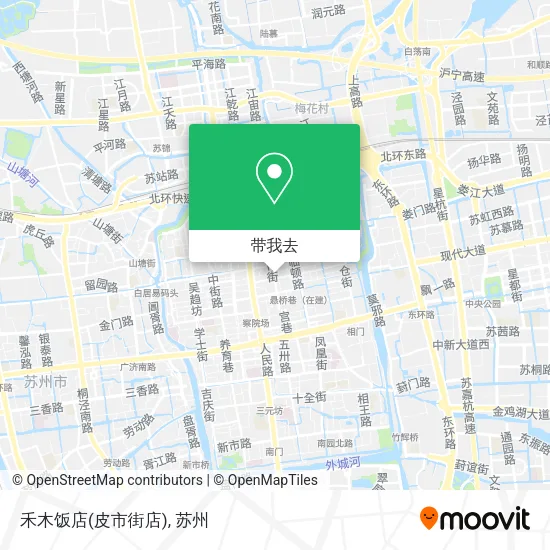 禾木饭店(皮市街店)地图