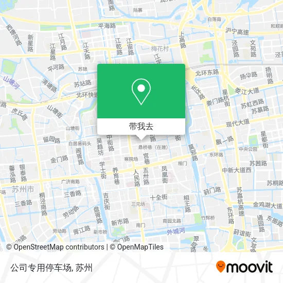 公司专用停车场地图