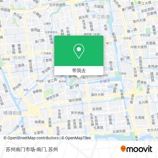苏州南门市场-南门地图