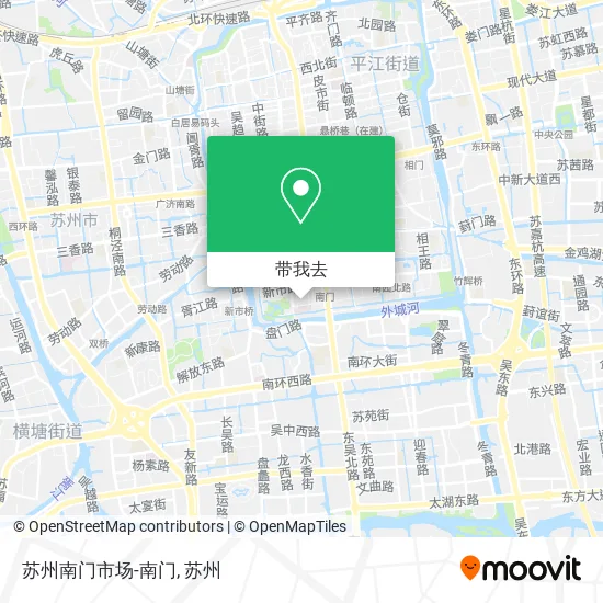 苏州南门市场-南门地图