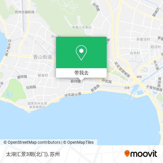 太湖汇景3期(北门)地图