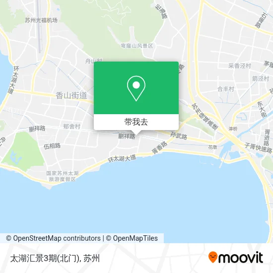 太湖汇景3期(北门)地图