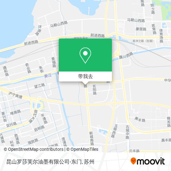 昆山罗莎芙尔油墨有限公司-东门地图