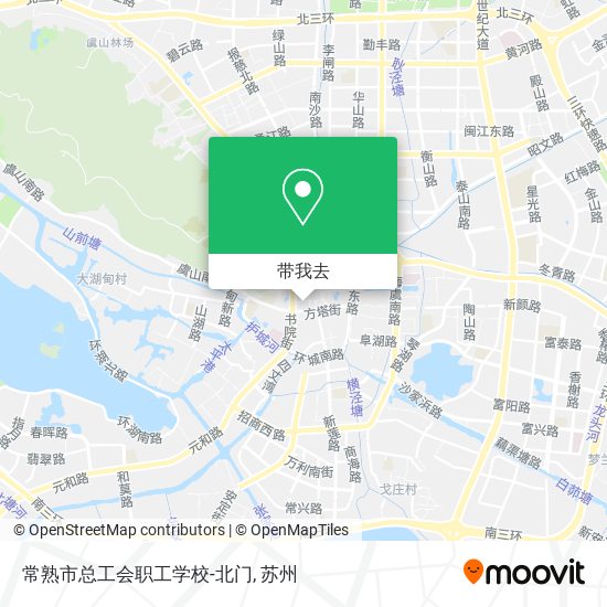 常熟市总工会职工学校-北门地图