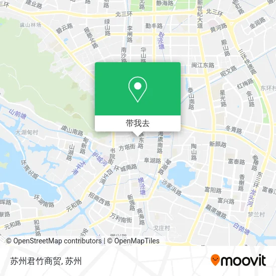 苏州君竹商贸地图
