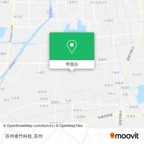 苏州甫竹科技地图