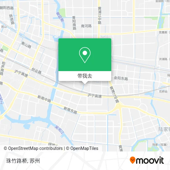 珠竹路桥地图