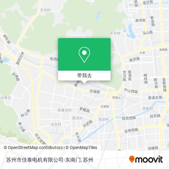 苏州市佳泰电机有限公司-东南门地图