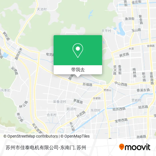 苏州市佳泰电机有限公司-东南门地图