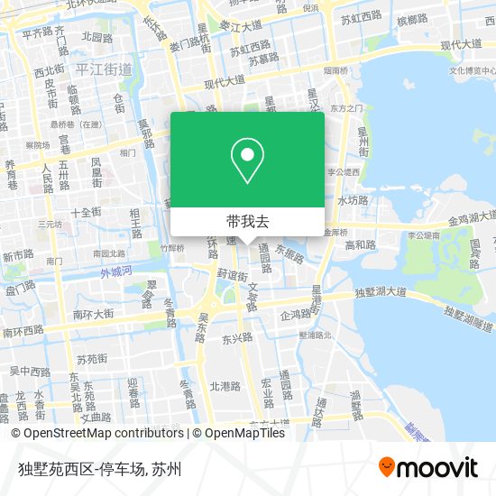 独墅苑西区-停车场地图