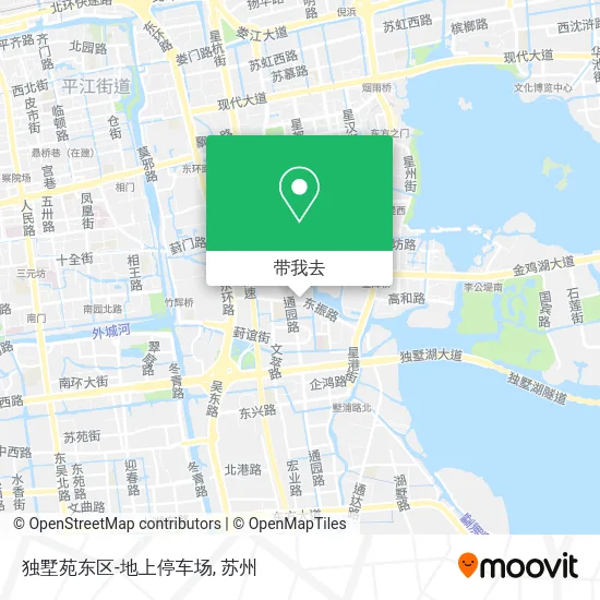 独墅苑东区-地上停车场地图