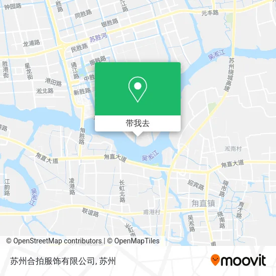 苏州合拍服饰有限公司地图