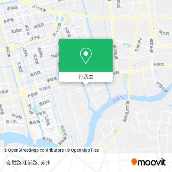 金胜路江浦路地图