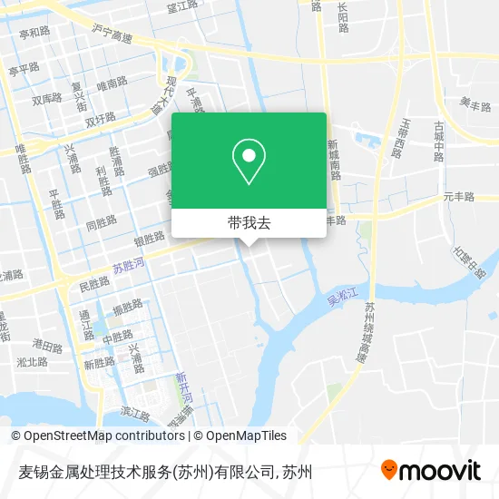 麦锡金属处理技术服务(苏州)有限公司地图