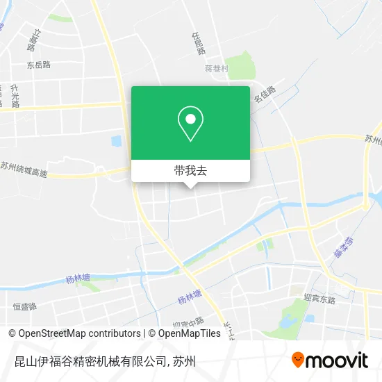 昆山伊福谷精密机械有限公司地图