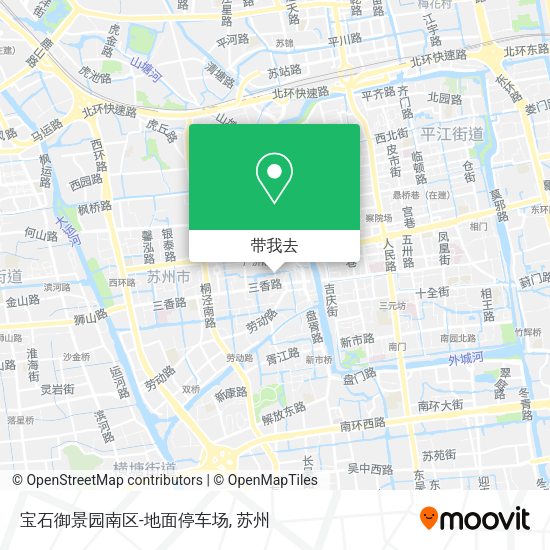 宝石御景园南区-地面停车场地图