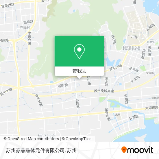苏州苏晶晶体元件有限公司地图