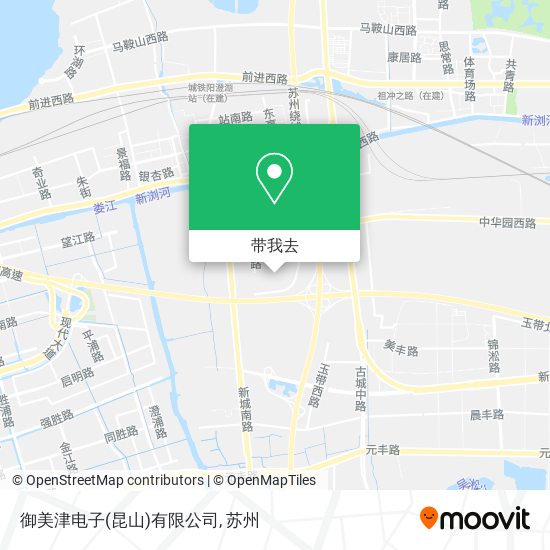 御美津电子(昆山)有限公司地图